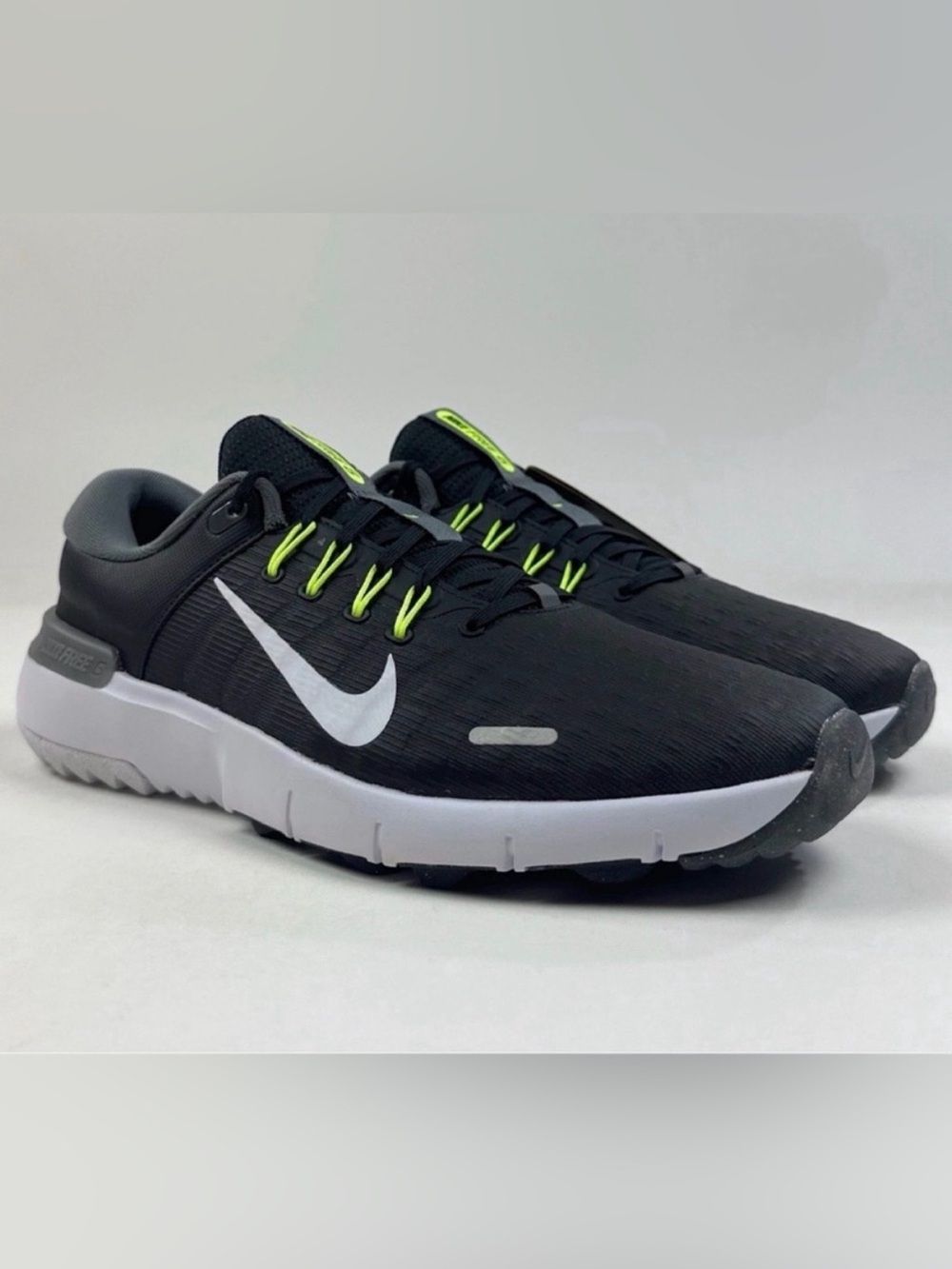 Nike Free Golf Black White Mens 9 Spikeless Golf Shoes Next Nature FN0332-001